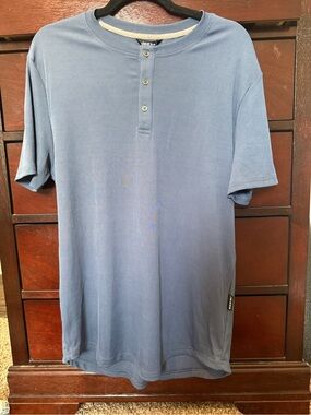 Mens Blue Short-Sleeve JMIERR Shirt